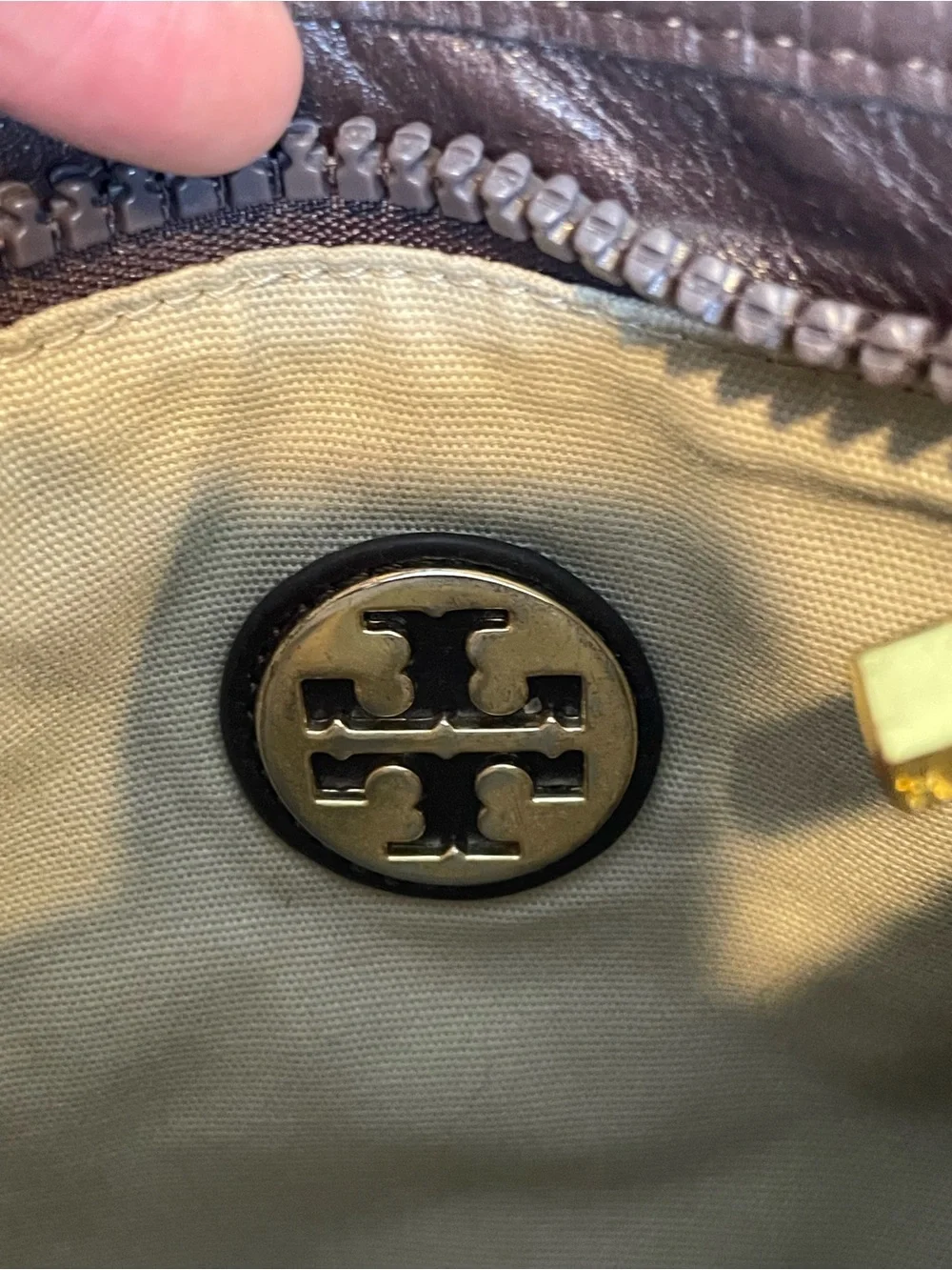 Tory Burch compact leopard